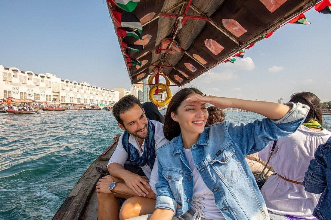 Dubai: Guided Sightseeing Tour from Abu Dhabi + Optional Burj Khalifa - Photo 1 of 3